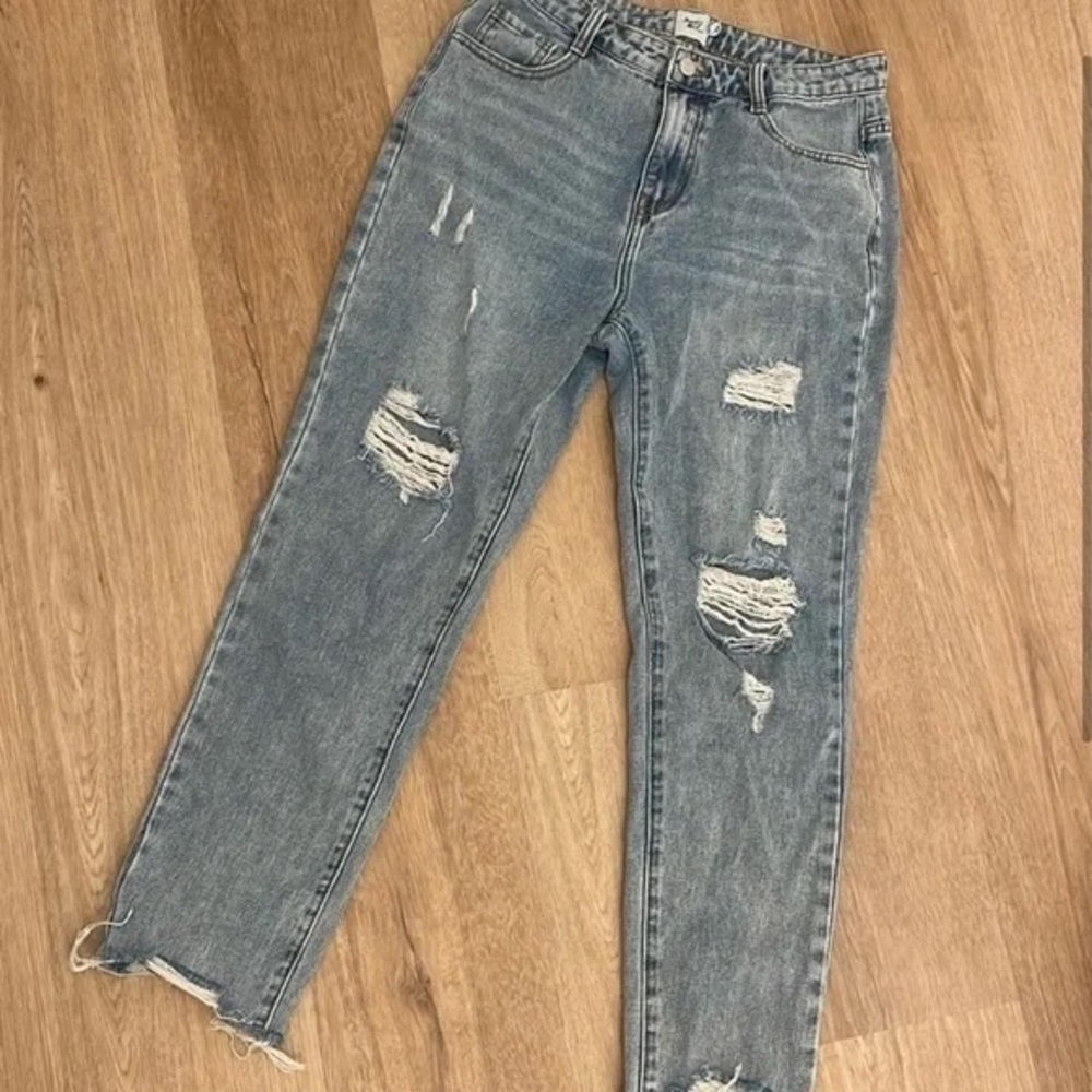 Princess Polly Distressed Blue Jeans